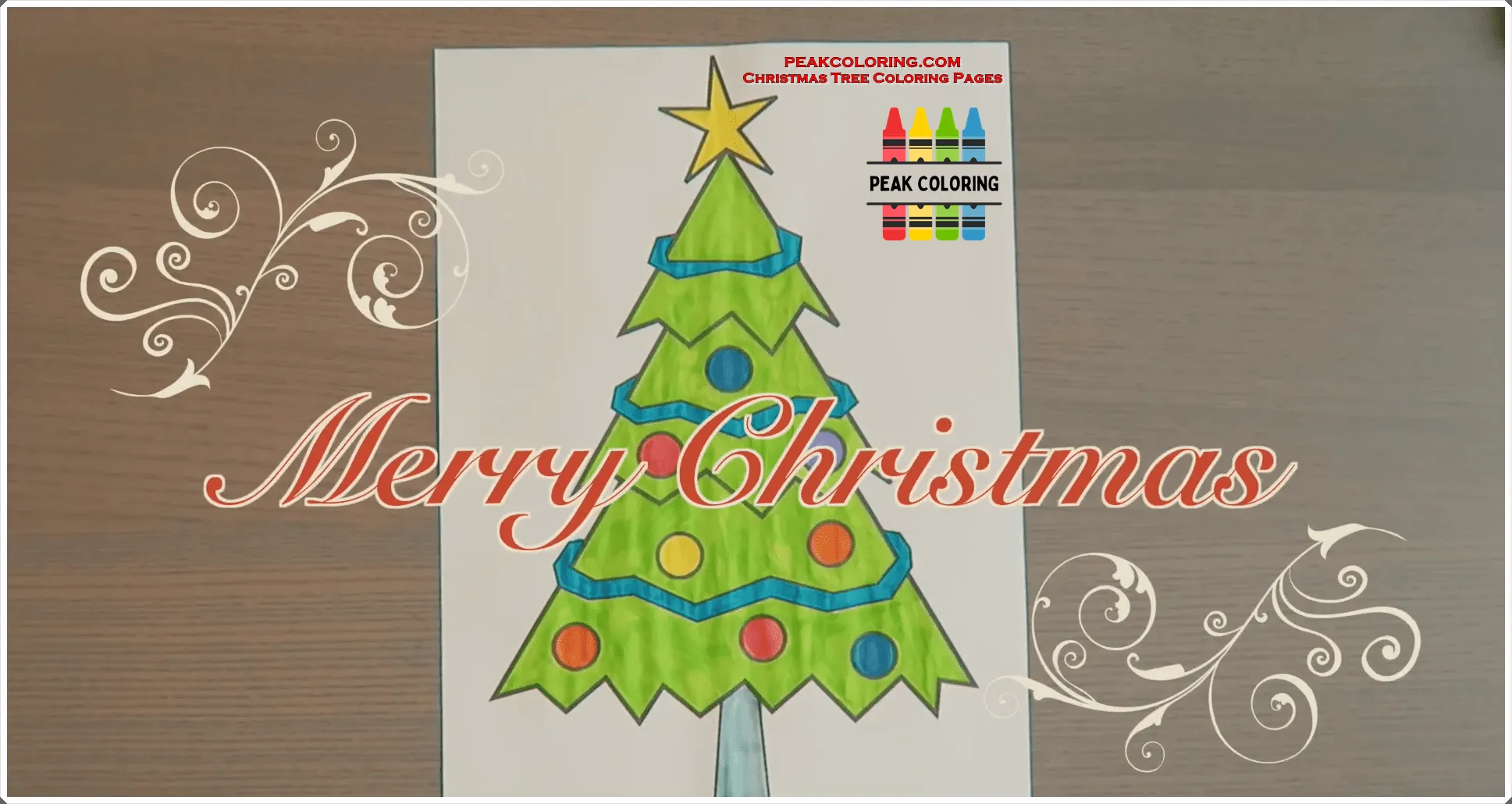 Christmas Tree Coloring Pages - Printable Free Cute Book **2025 