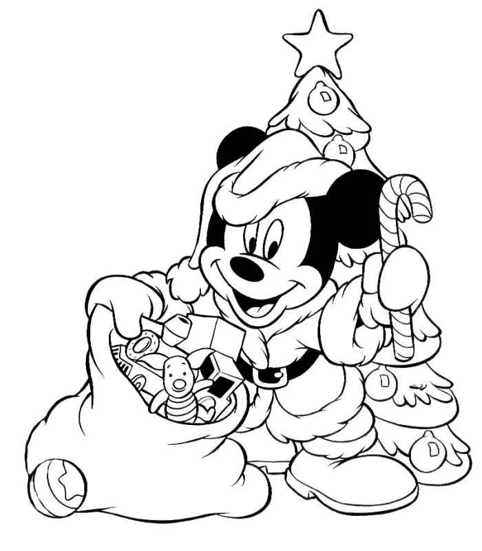 Disney Christmas Coloring Pages Easy Cute Princess for Printable 