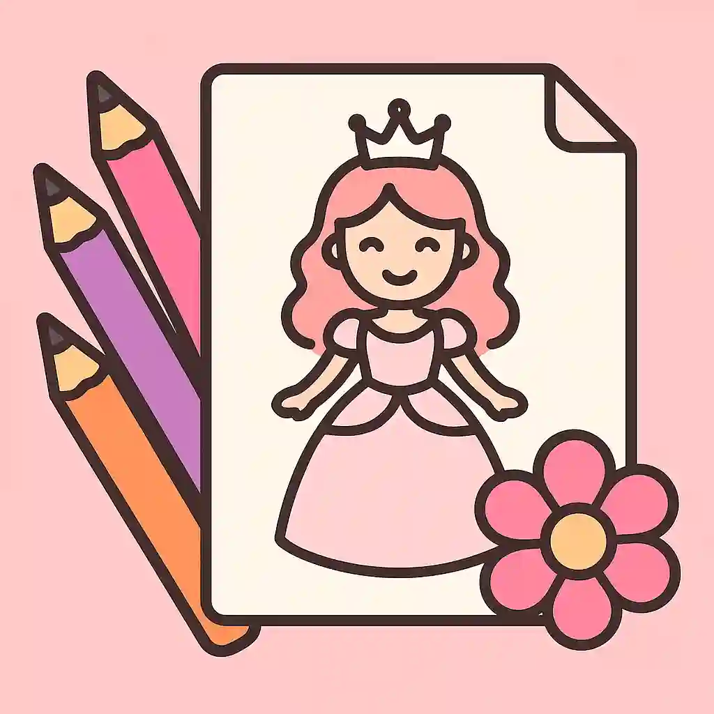 Coloring Pages For Girls Free icon